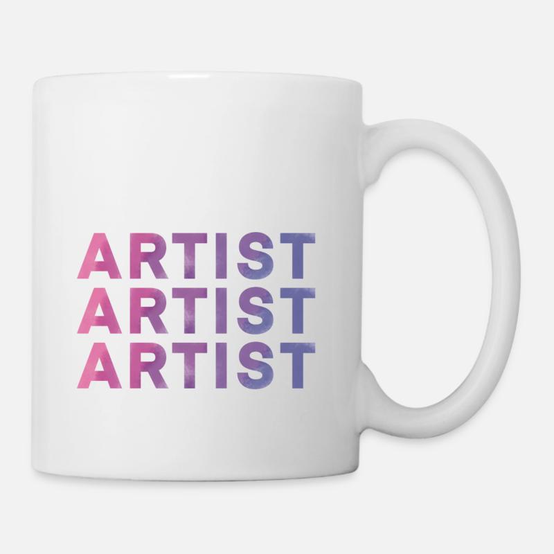 artiste - Mug blanc - blanc