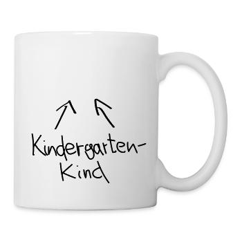 kindergartenkind Kindergarten Kind - Tasse - Weiß - Rechts