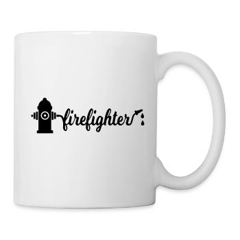 Firefighter - Tasse - Weiß - Rechts