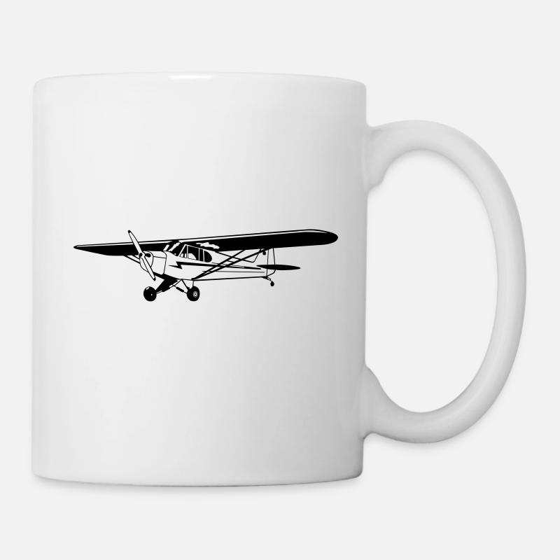Piper Cub - Mug blanc - blanc