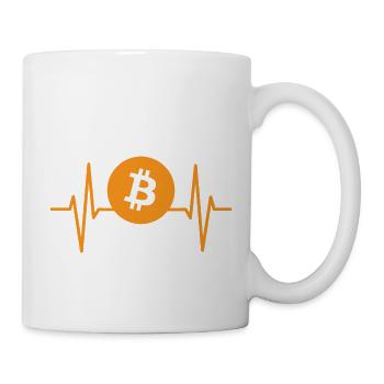 Love bitcoin - Mug - white - Right
