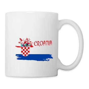 Croatia Hrvatska Kroatien i love croatia - Tasse - Weiß - Rechts