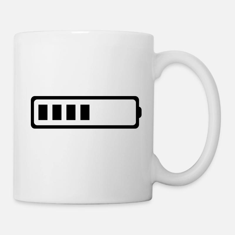 BATTERY 4 BATONS - Mug - white