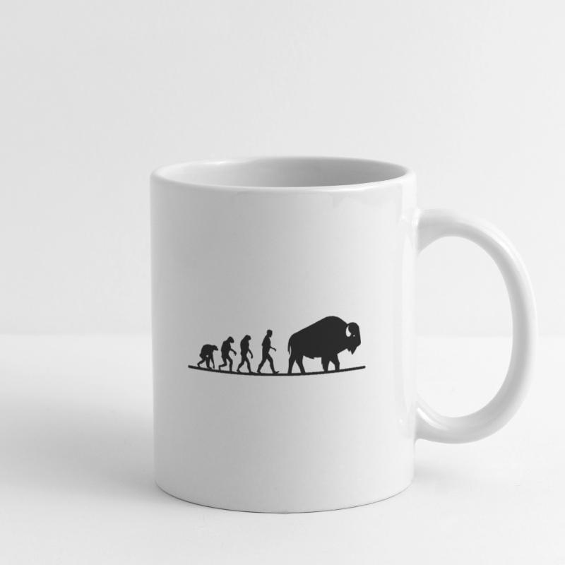 évolution du buffle Mug blanc