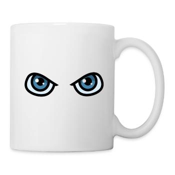 yeux - Mug blanc - blanc - Droite