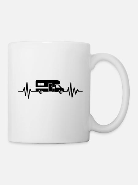 Wohnmobil - Tasse - Weiß