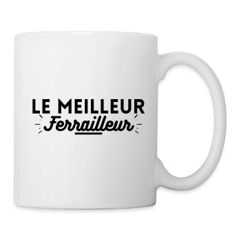 le meilleur ferrailleur. cadeau ferrailleur - Mug blanc - blanc - Droite