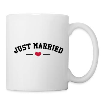 Frisch verheiratet - Tasse - Weiß - Rechts