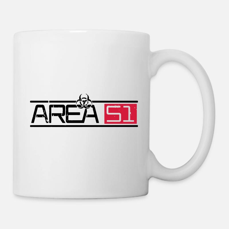 ZONE 51 - Mug blanc - blanc