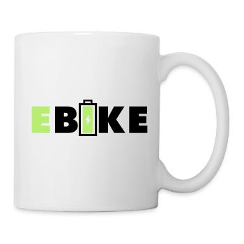 E BIKE - Mug - white - Right