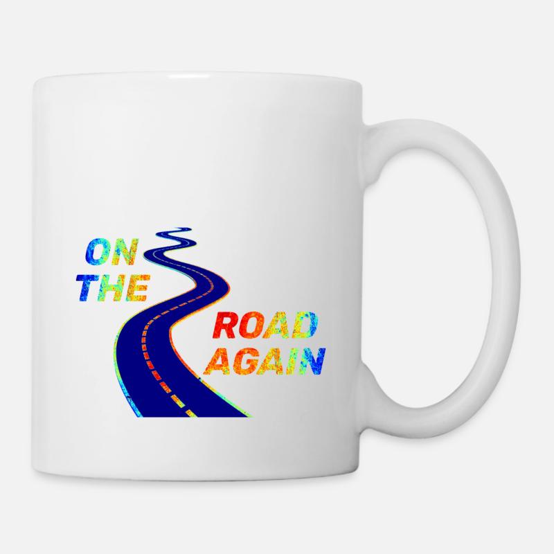 ENCORE SUR LA ROUTE - GLOBETROTTER - WORLD BUMPER - Mug blanc - blanc