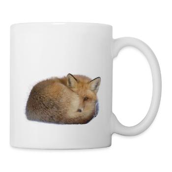 cute fox - sweet fox - Mug - white - Right