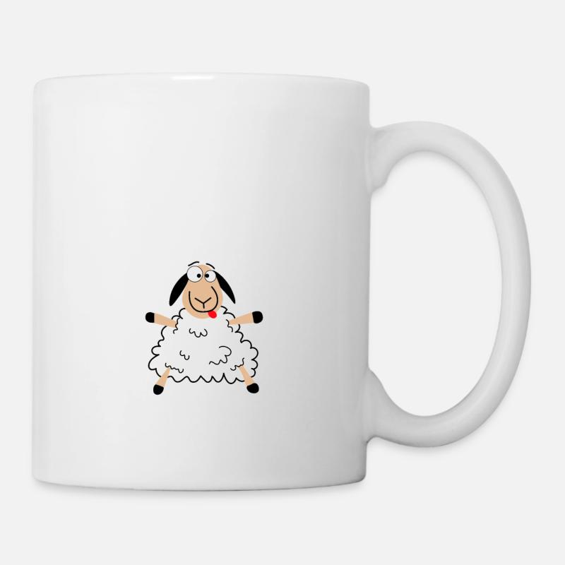 Owca, sheep, sheep, petcontest - Mug - white