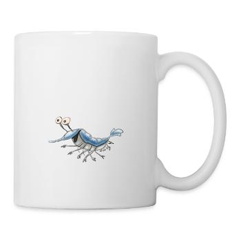 Prawn, shrimp, funny shrimp, aquarium, hobby - Mug - white - Right