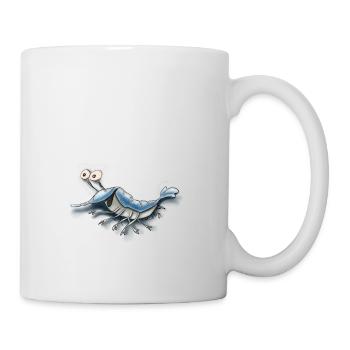 Prawn, shrimp, funny shrimp, aquarium, hobby - Mug - white - Right