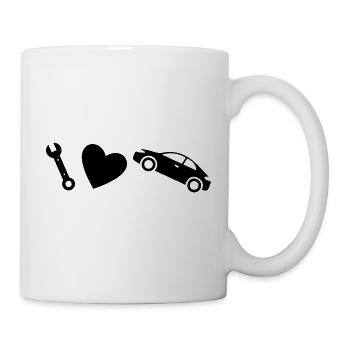 Car Auto - Tasse - Weiß - Rechts
