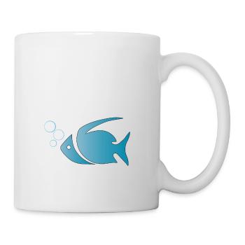 Fish, aquarium, aquarium hobby - Tasse - Weiß - Rechts