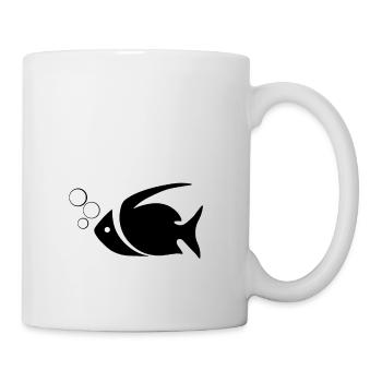 Fish, aquarium, aquarium hobby - Tasse - Weiß - Rechts