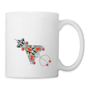 Bijoux kabyle - Mug blanc - blanc - Droite