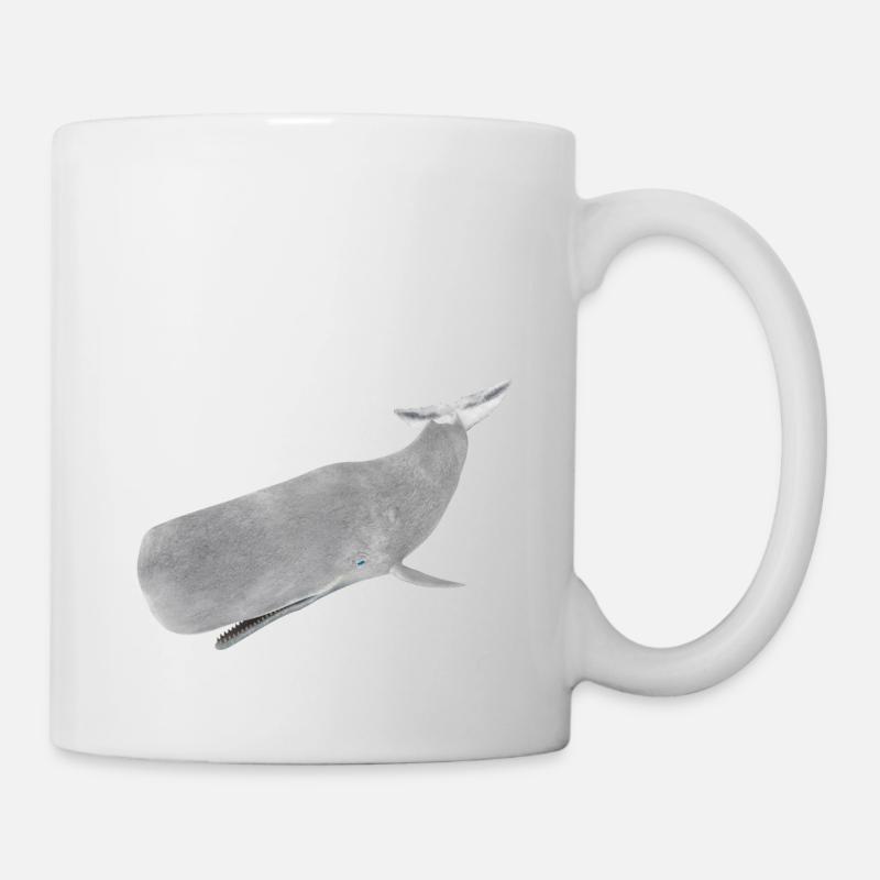 Cachalot, baleine, baleine - Mug blanc - blanc