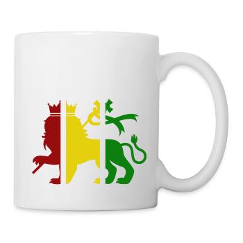Lion of judah - Reggae Löwe - Tasse - Weiß - Rechts