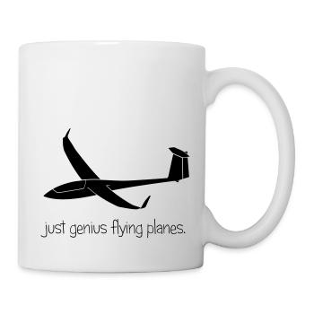 Segelflugzeug Segelfliegen Segelflieger - Tasse - Weiß - Rechts