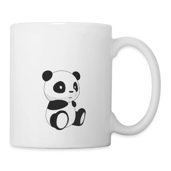 Smiling panda - Mug - white - Right