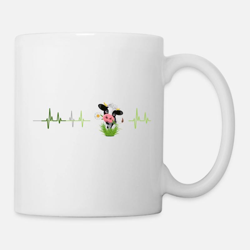 Fréquence des vaches - Mug blanc - blanc