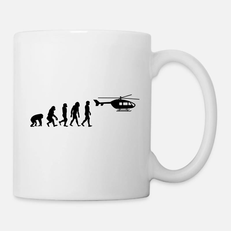 héliport pilote Evolution 2000 - Mug blanc - blanc