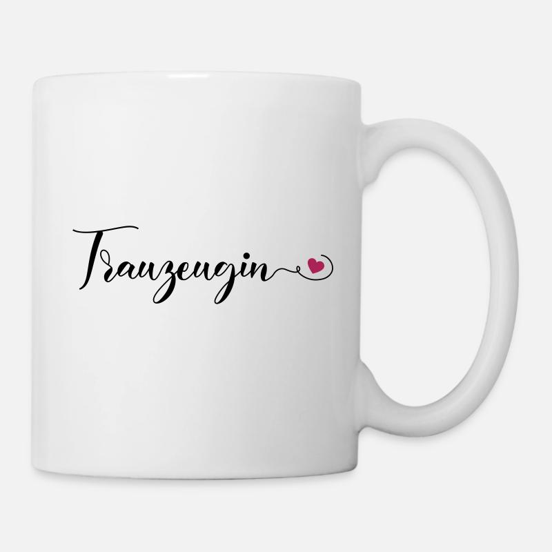 Trauzeugin-personalisierbar - Tasse - Weiß
