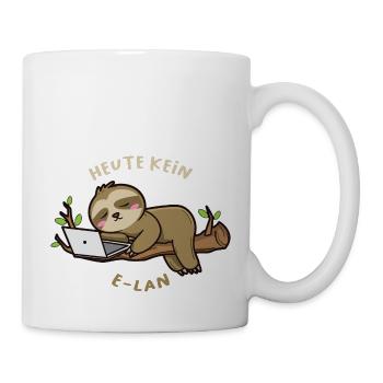 Homeschooling Homeoffice École E - Lan w- - Mug blanc - blanc - Droite