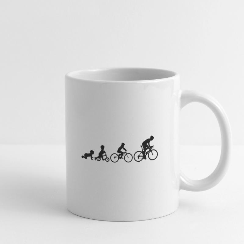Cyclist Evolution Bicycle Biker Cyclist Mug