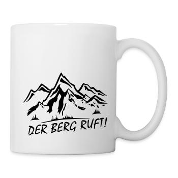Wandern Berg ruft Bergsteiger Klettern Alpen - Tasse - Weiß - Rechts