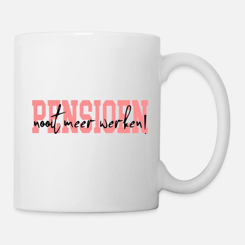 Pension - Tasse - Weiß