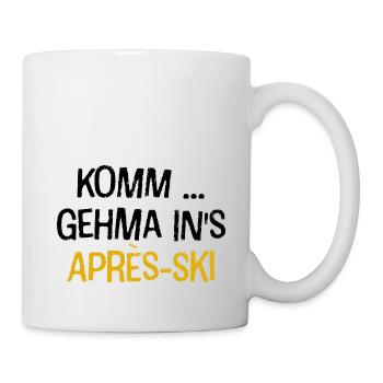 Après-Ski - Tasse - Weiß - Rechts