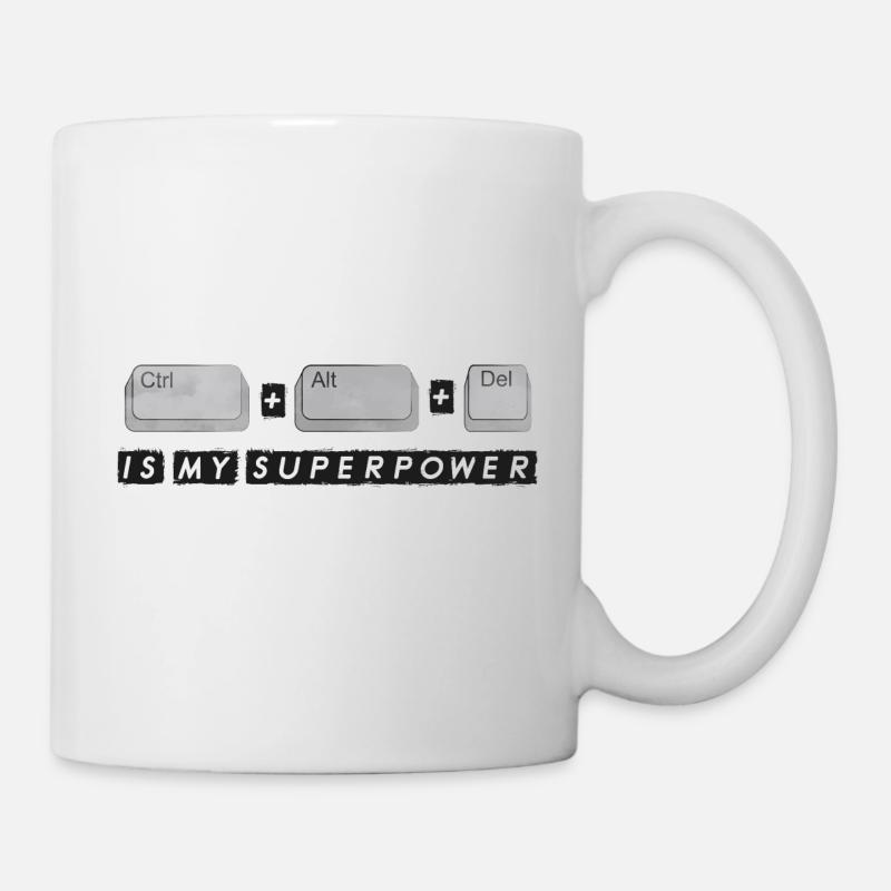 Str + Alt + Enf - Mug blanc - blanc