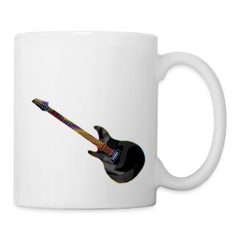 Gitarre - Tasse - Weiß - Rechts