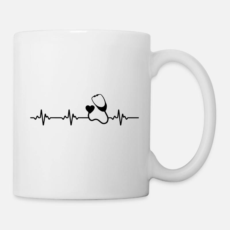 Infirmière de nurse Docteur - Mug blanc - blanc