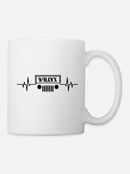 Heart Beat Wllyz - Tasse - Weiß