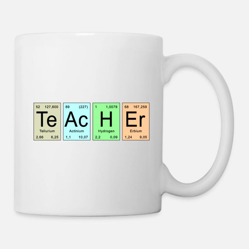 Periodensystem - TeAcHEr - Tasse - Weiß