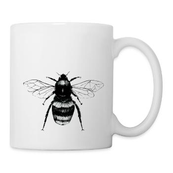 Minimalist bumblebee - Mug - white - Right