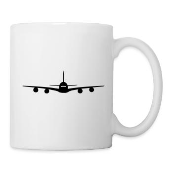 Flugzeug - Tasse - Weiß - Rechts