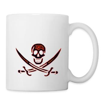Pirate Flag Calico Jack Rackham 1 - Mug - white - Right