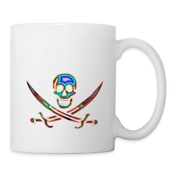 Pirate Flag Calico Jack Rackham 7 - Mug - white - Right