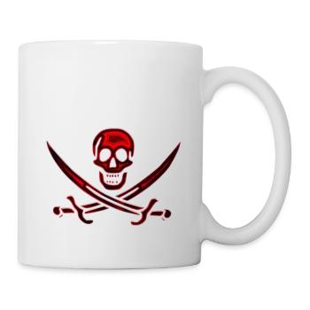 Pirate Flag Calico Jack Rackham 4 - Mug - white - Right