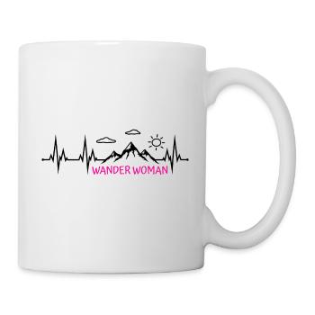 Wander Woman Wanderwoman - Tasse - Weiß - Rechts