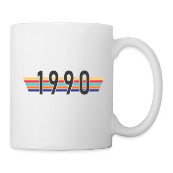 Année 1990 - Mug blanc - blanc - Droite