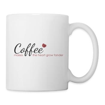 Kaffee Liebe - Tasse - Weiß - Rechts