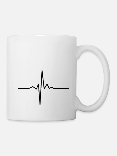 Heartbeat - Mug - white