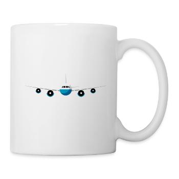Flugzeug Airline. - Tasse - Weiß - Rechts